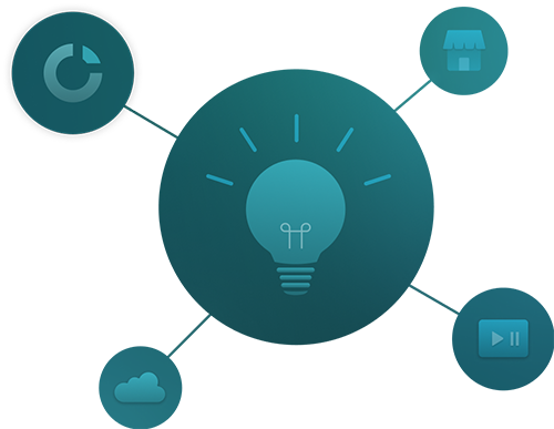 Entrepreneurs and start-ups idea boxes