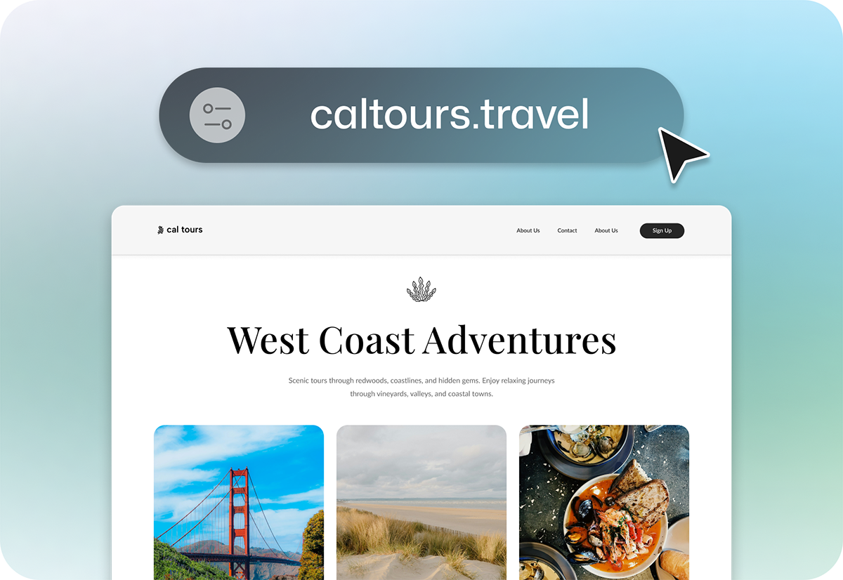 Focus on Freedom web domain website example
